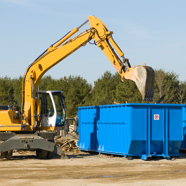 are there any restrictions on where a residential dumpster can be placed in Tryon Nebraska